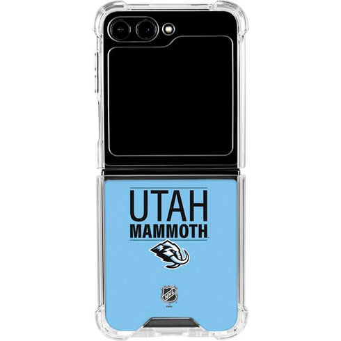 NHL Utah Mammoth Line-Up Series Galaxy Z Flip6 Clear Case